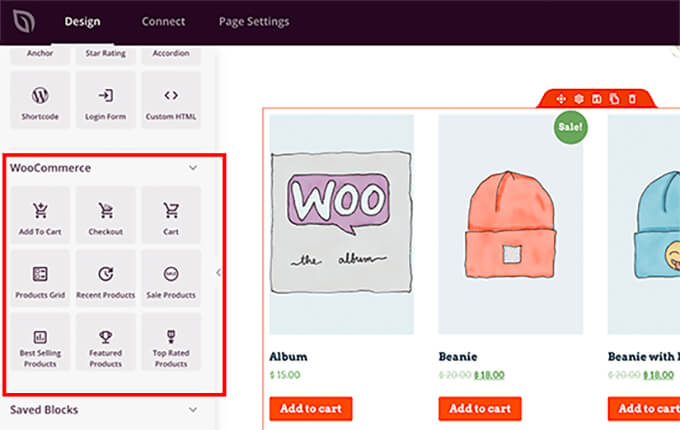 SeedProd WooCommerce Design Builder